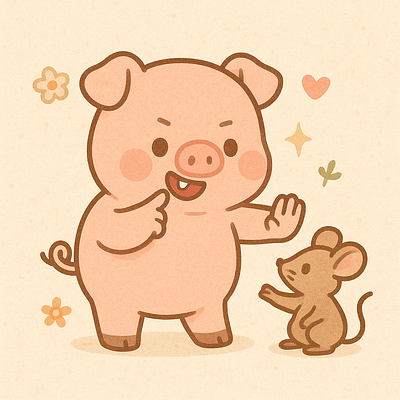 Pas pour aujourd'hui la p'tite souris